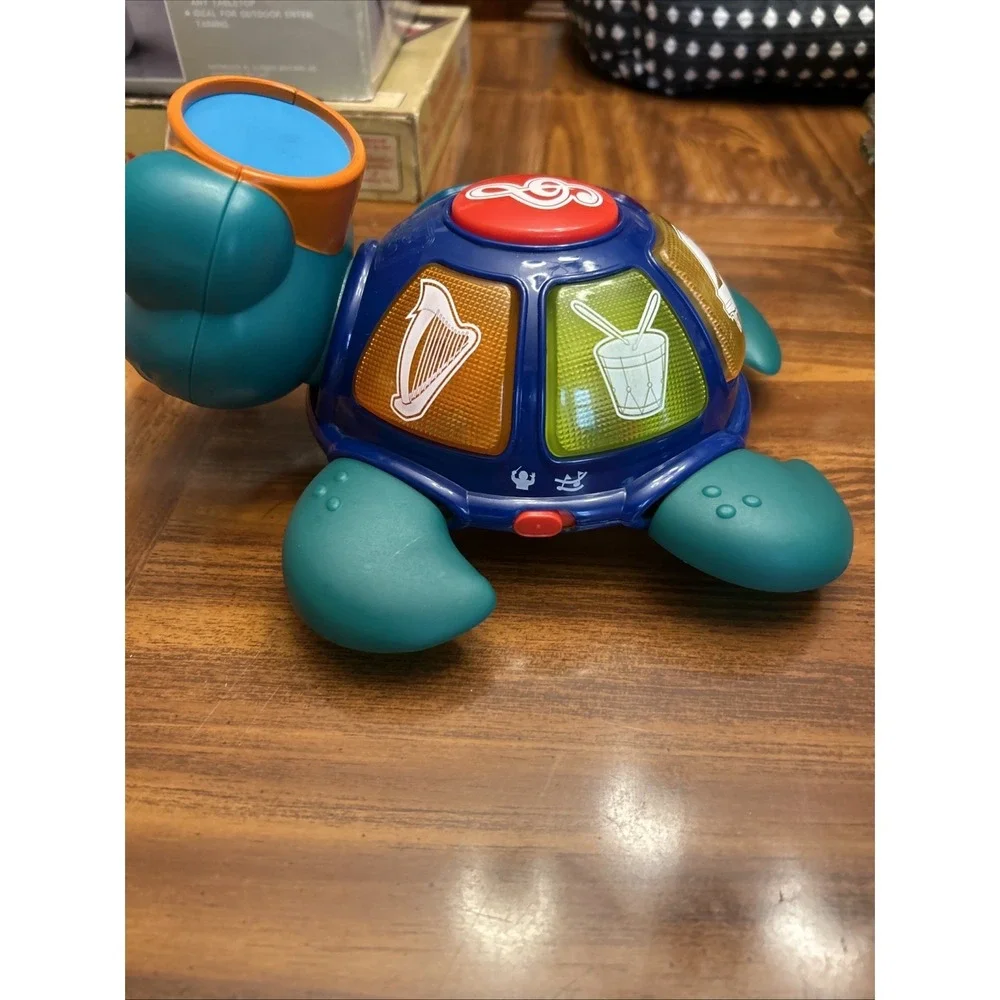Baby Einstein Neptune Ocean Orchestra Diving Turtle Toddler Music Lights‎ Works